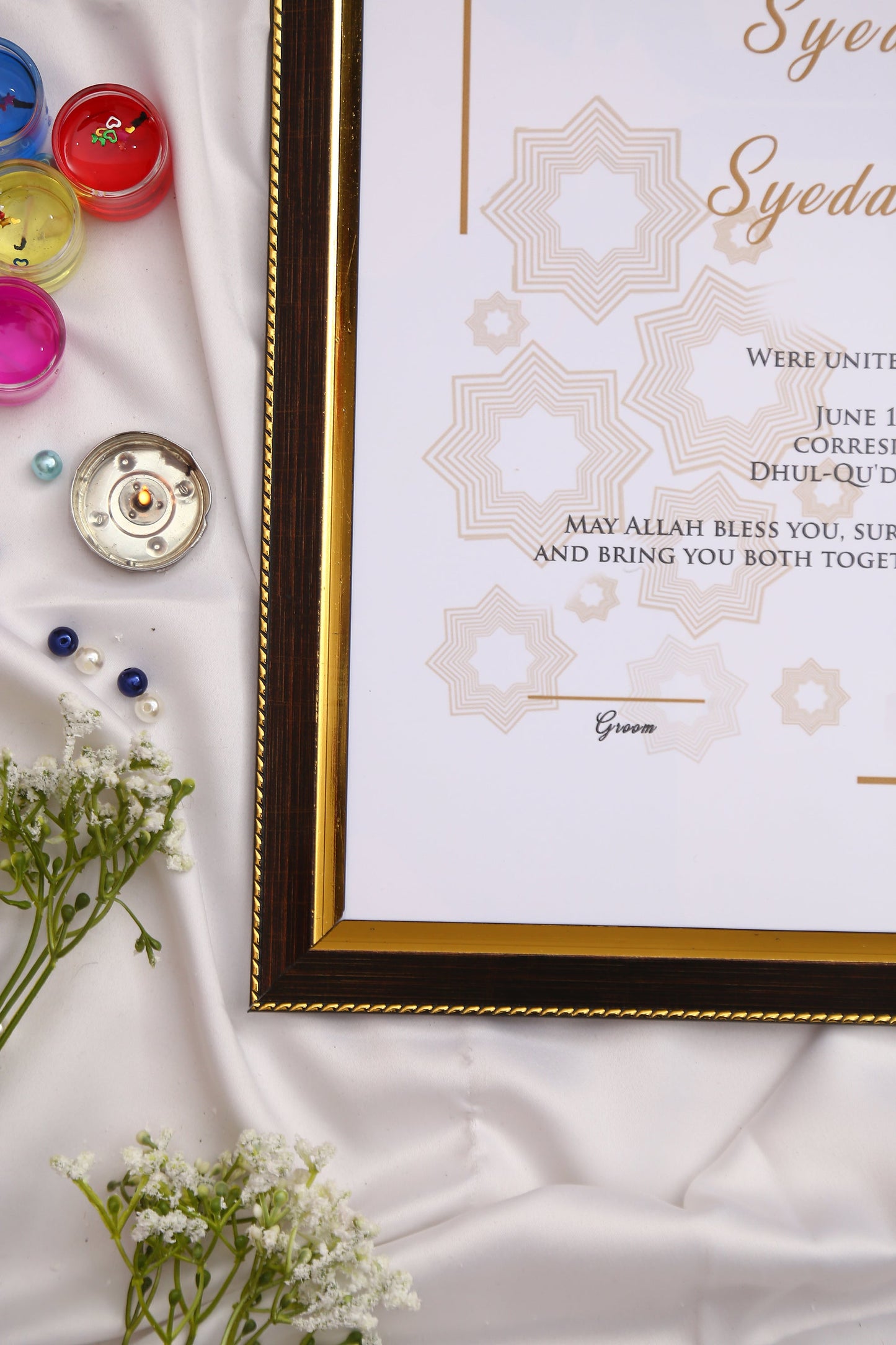 Anmol Custom Nikah Frame #1